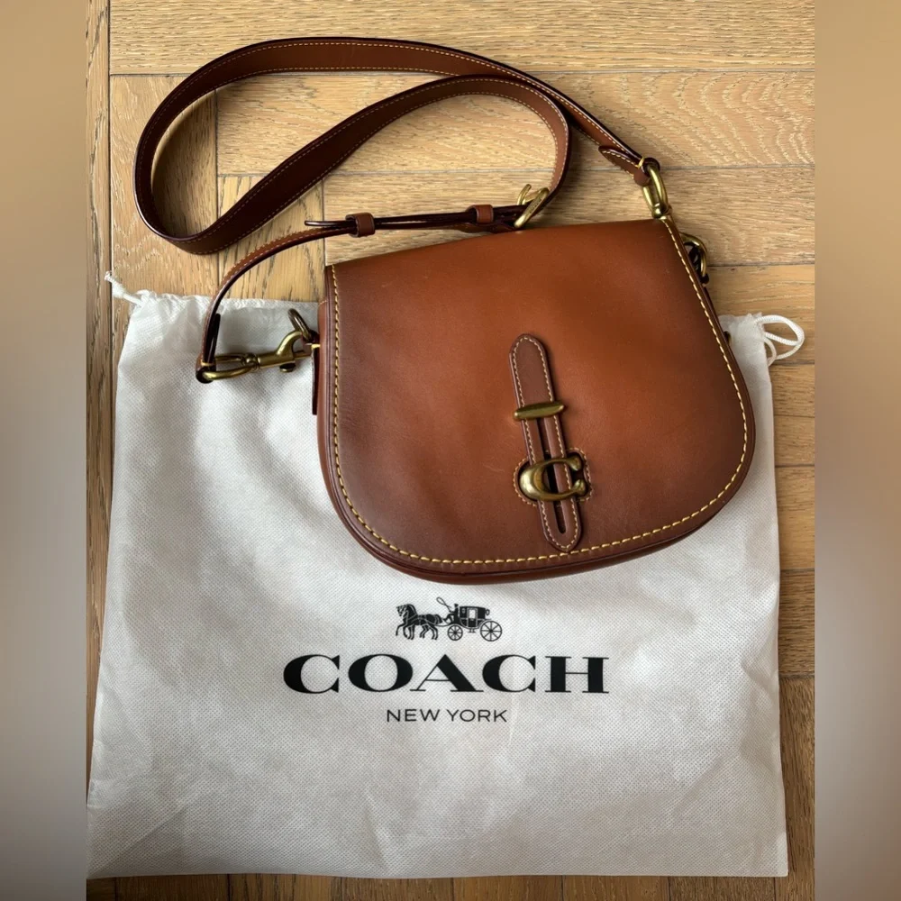COACH 1941 Glovetanned Leather Saddle Bag
